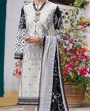 Almirah Off-white Lawn Suit (2 Pcs)- Pakistani Lawn Dress