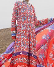 Almirah Multicolor Lawn Suit (2 Pcs)- Pakistani Lawn Dress