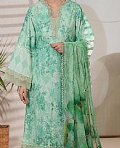 Sea Green Lawn Suit