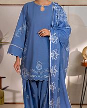 Denim Blue Lawn Suit