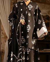 Black/Off White Lawn Suit