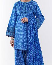 Almirah Blue Lawn Suit- Pakistani Lawn Dress