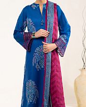Almirah Blue Lawn Suit- Pakistani Designer Lawn Suits