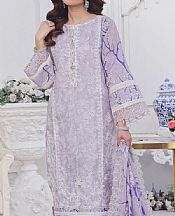 Al Zohaib Lilac Lawn Suit- Pakistani Lawn Dress