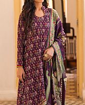 Al Zohaib Plum Cambric Suit- Pakistani Lawn Dress