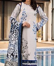 Al Zohaib Off White Lawn Suit- Pakistani Lawn Dress