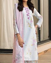 Al Zohaib Light Blue Lawn Suit- Pakistani Designer Lawn Suits