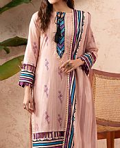 Al Zohaib Pink Lawn Suit- Pakistani Designer Lawn Suits