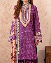 Al Zohaib Boysenberry Lawn Suit- Pakistani Lawn Dress