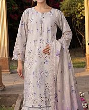 Pastel Grey Lawn Suit