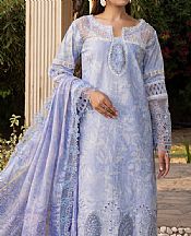 Pastel Blue Lawn Suit