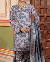 Al Zohaib Lavender/Grey Lawn Suit- Pakistani Lawn Dress