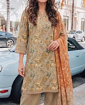 Beige Lawn Suit