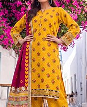 Mustard Lawn Suit