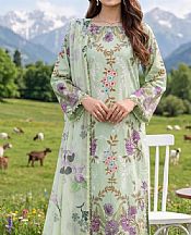 Al Zohaib Mint Green Lawn Suit- Pakistani Designer Lawn Suits