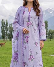 Al Zohaib Lavender Lawn Suit- Pakistani Designer Lawn Suits