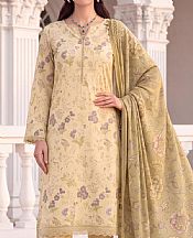 Cream Lawn Suit