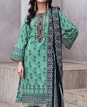 Al Zohaib Dust Teal Lawn Suit- Pakistani Lawn Dress