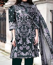 Al Zohaib Green Lawn Suit- Pakistani Lawn Dress