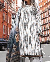 Al Zohaib Off White Lawn Suit- Pakistani Designer Lawn Suits