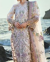 Al Zohaib Ivory Lawn Suit- Pakistani Lawn Dress