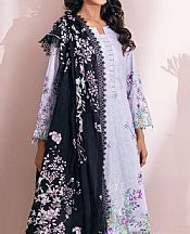 Al Zohaib Lilac Cambric Suit- Pakistani Designer Lawn Suits