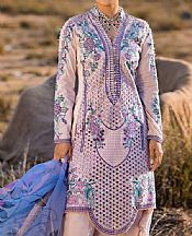 Mahiymaan Lilac Lawn Suit- Pakistani Designer Lawn Suits