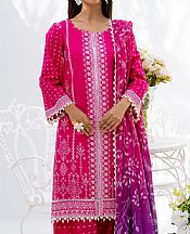 Cerise Pink Lawn Suit