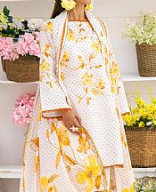 Al Zohaib Off White Lawn Suit- Pakistani Lawn Dress