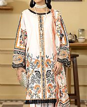 Al Zohaib White Lawn Suit- Pakistani Designer Lawn Suits