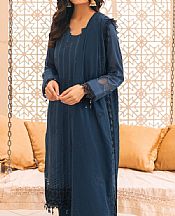 Al Zohaib Oxford Blue Jacquard Suit- Pakistani Designer Lawn Suits