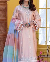 Light Peach Cotton Suit- Pakistani Winter Dress