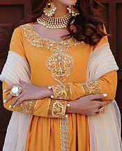 Orange Cotton Suit- Pakistani Winter Clothing