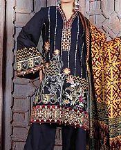 Black Khaddar Suit