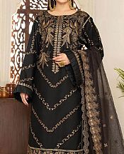 Black Lawn Suit- Pakistani Designer Lawn Dress