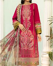 Anamta Crimson Lawn Suit- Pakistani Lawn Dress