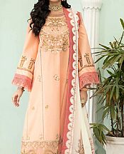 Anamta Peach Lawn Suit- Pakistani Lawn Dress