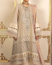 Anamta Tan Lawn Suit- Pakistani Designer Lawn Suits