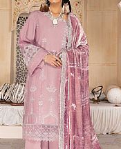 Anamta Rose Pink Khaddar Suit- Pakistani Winter Dress