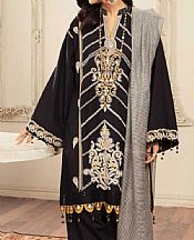 Anamta Black Lawn Suit- Pakistani Designer Lawn Suits