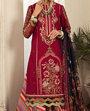 Anamta Maroon Lawn Suit- Pakistani Lawn Dress