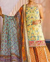 Anaya Yellow Chiffon Suit- Pakistani Chiffon Dress