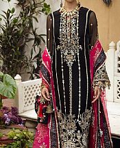 Black Chiffon Suit- Pakistani Designer Chiffon Suit