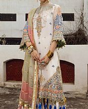 White Chiffon Suit- Pakistani Designer Chiffon Suit