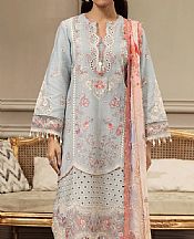 Baby Blue Net Suit- Pakistani Lawn Dress