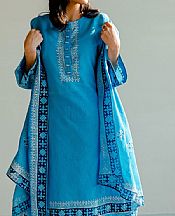 Turquoise- Pakistani Winter Dress