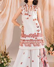 Asifa N Nabeel White Khaddar Suit- Pakistani Winter Clothing