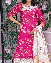 Asifa N Nabeel Hot Pink Khaddar Suit- Pakistani Winter Dress