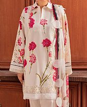 Asifa N Nabeel White Lawn Suit- Pakistani Lawn Dress
