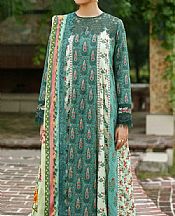 Asifa N Nabeel Sea Green Viscose Suit- Pakistani Winter Clothing